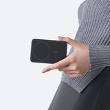 Baseus EnerFill FM11 Ultra-Mini 10000mAh 22.5W MagSafe Kompatibel Power Bank med Baseus Simple USB-C 20V/3A 30cm Kabel - sort