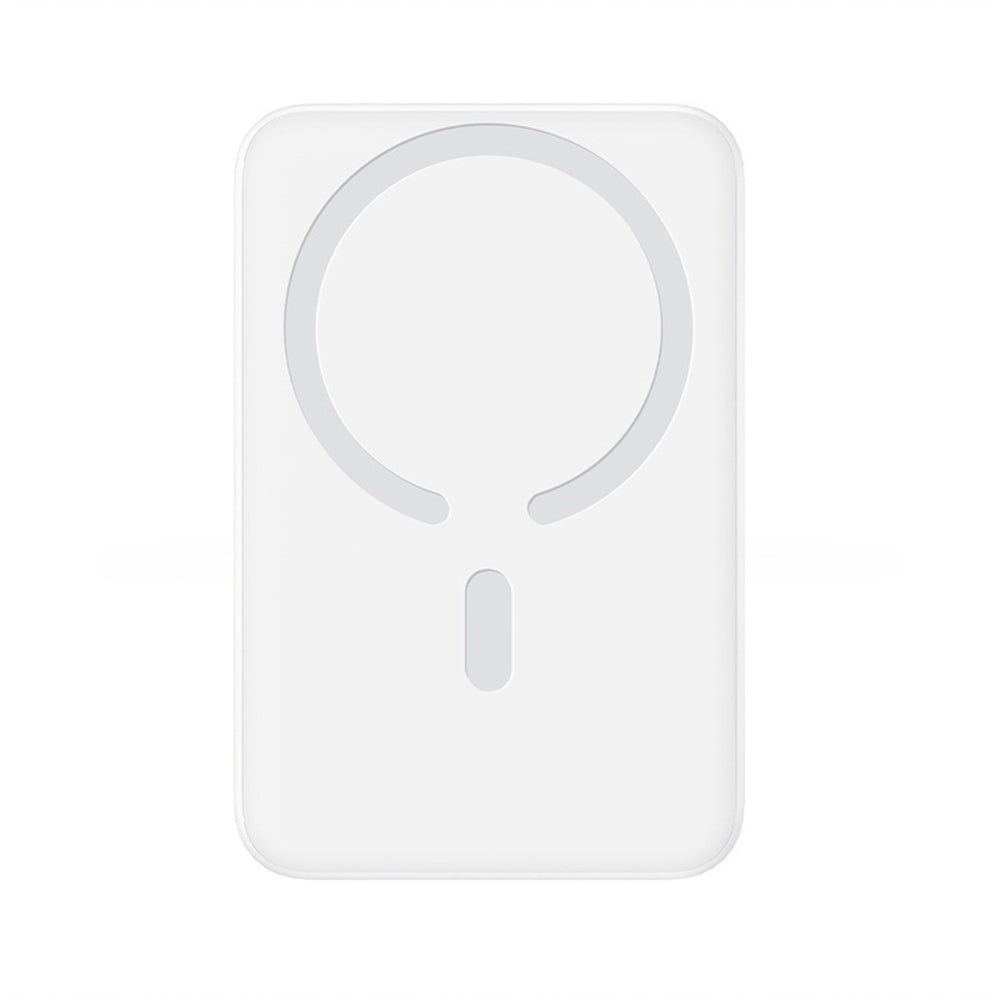 Baseus EnerFill FM11 Ultra-Mini 10000mAh 22.5W MagSafe Kompatibel Power Bank med Baseus Simple USB-C 20V/3A 30cm Kabel - Hvid