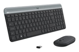 Logitech Slim Wireless Combo MK470 Sæt med mus og tastatur Trådløs Nordisk