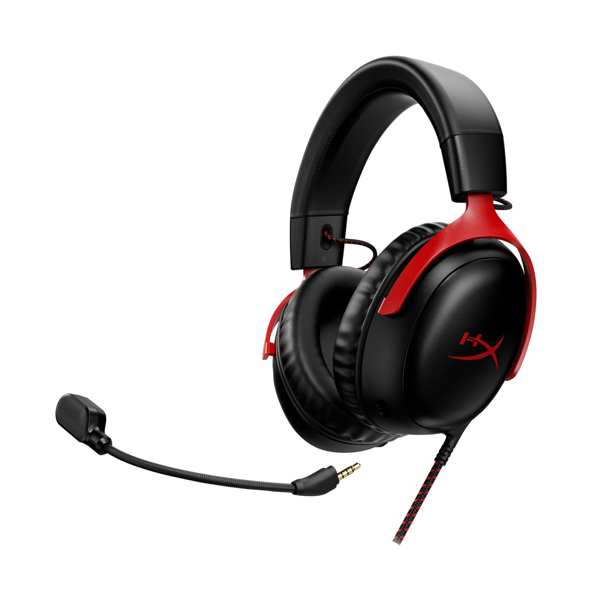 HyperX Cloud 3 Kablet Høretelefoner Sort Rød