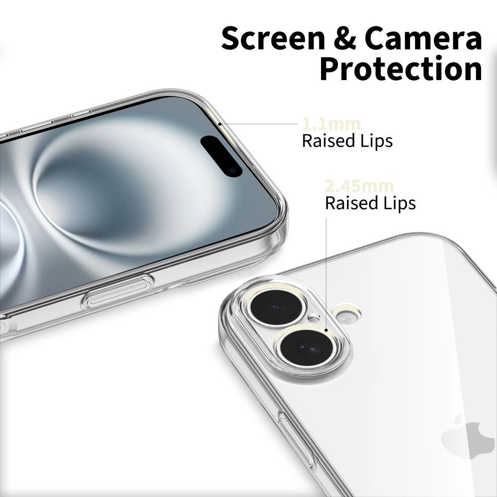Tech-Protect FlexAir Case til iPhone 17 - Gennemsigtig