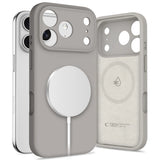 Tech-Protect Silicone MagSafe Case for iPhone 17 Pro Max - Gray