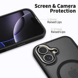 Tech-Protect MagEdge MagSafe Case for iPhone 17 - Matte Black