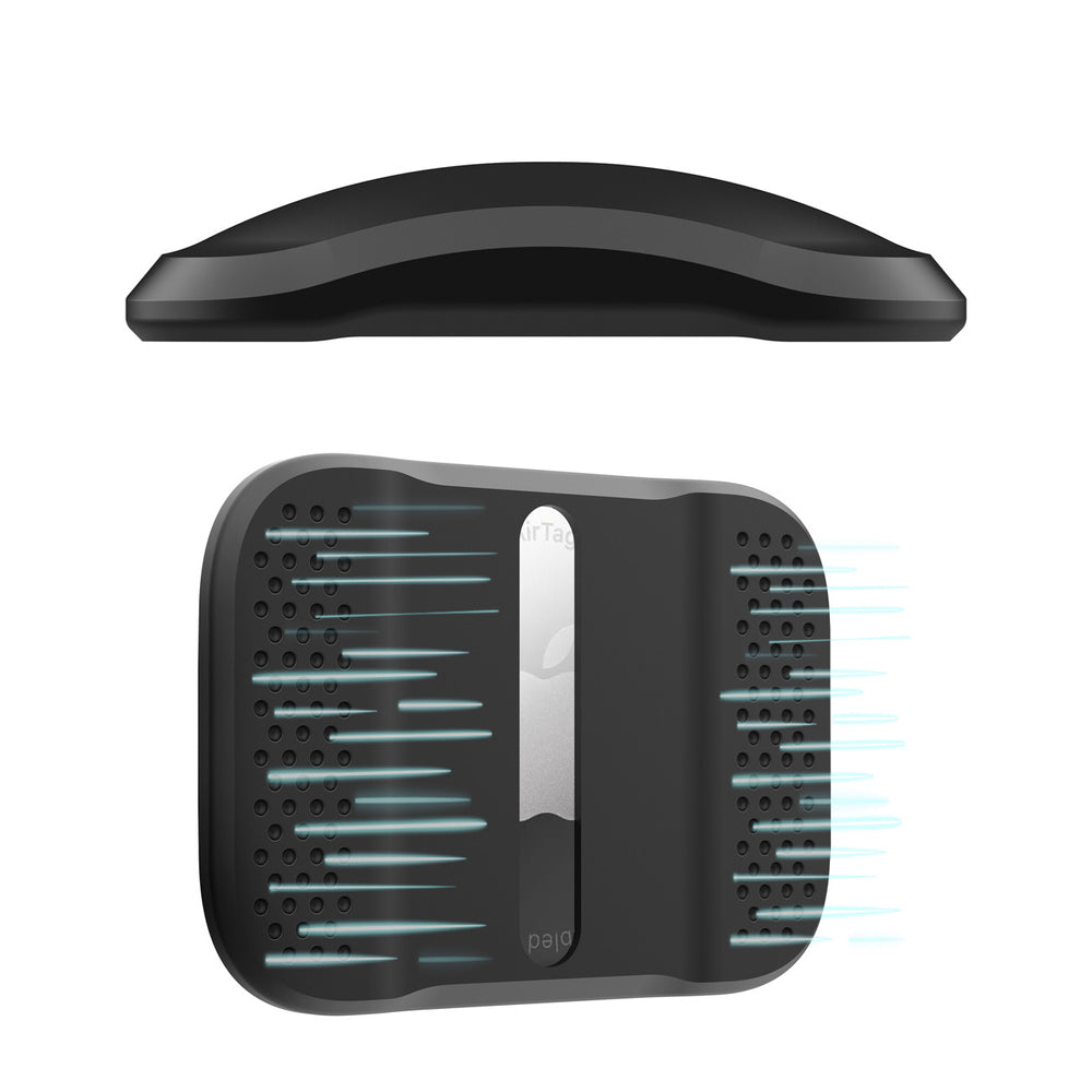 Magnetisk beholder til AirTag - sort