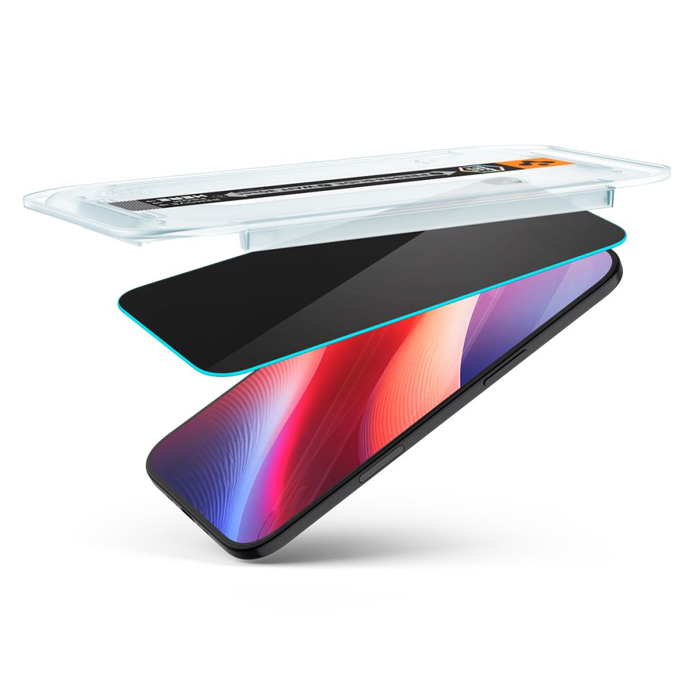 Spigen Glas.TR EZ Fit 2-pack privatlivsglas til iPhone 17 Air