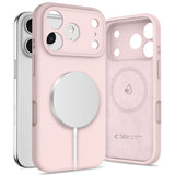 Tech-Protect Silicone MagSafe Case til iPhone 17 Pro - Pink