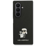 Karl Lagerfeld Saffiano Karl&Choupette Pin Case til Samsung Galaxy Z Fold7 - sort