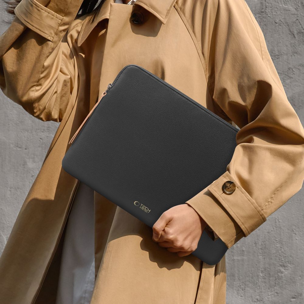Tech-Protect Fleece Laptop Bag 13-14 - Black