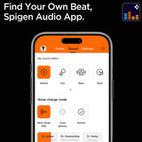Spigen SA2401 ANC Pro trådløse hovedtelefoner - sort
