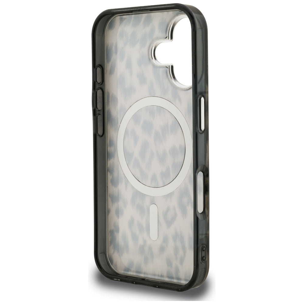 Karl Lagerfeld IML Leopard Pattern MagSafe Case til iPhone 16 - Brunt