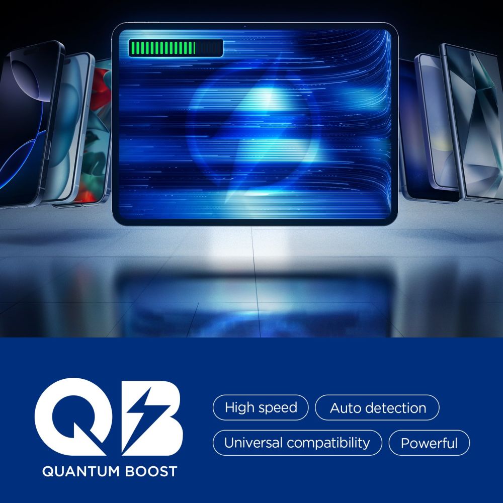 Spigen EA3030 30000mAh 30W Power Bank - sort