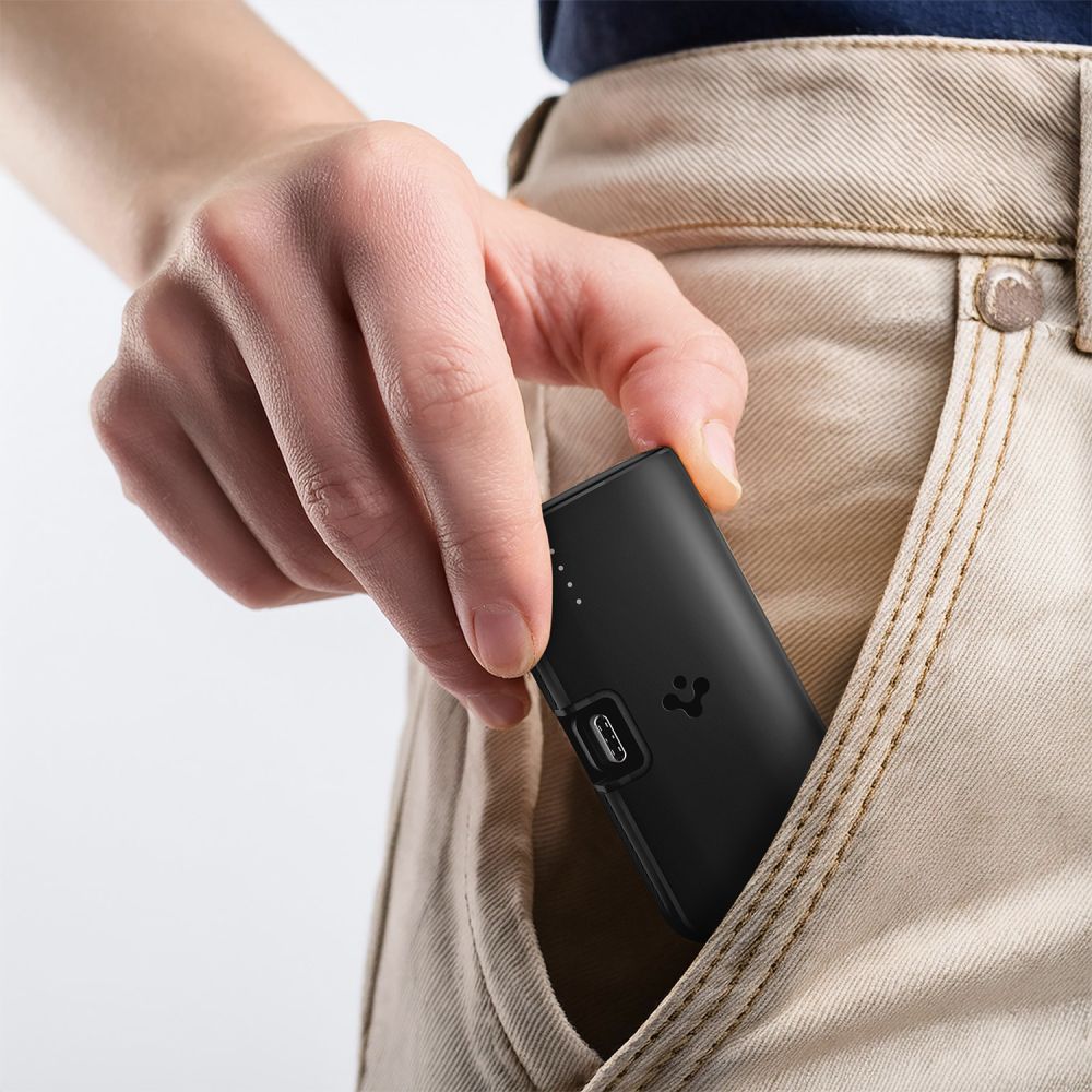 Spigen EA2205 Powerbank 5000mAh 22.5W - sort