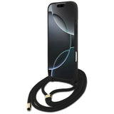 Guess 4G Big Logo Cord Stap Crossbody Case for iPhone 17 Pro Max - Brown