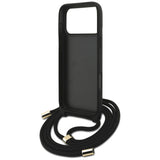 Guess 4G Big Logo Cord Stap Crossbody Case for iPhone 17 Pro Max - Brown