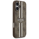 Guess 4G Printed Stripes MagSafe-hylster til iPhone 17 - brun