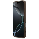 Guess 4G Printed Stripes MagSafe-hylster til iPhone 17 - brun