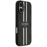 Guess 4G Printed Stripes MagSafe case til iPhone 17 - sort