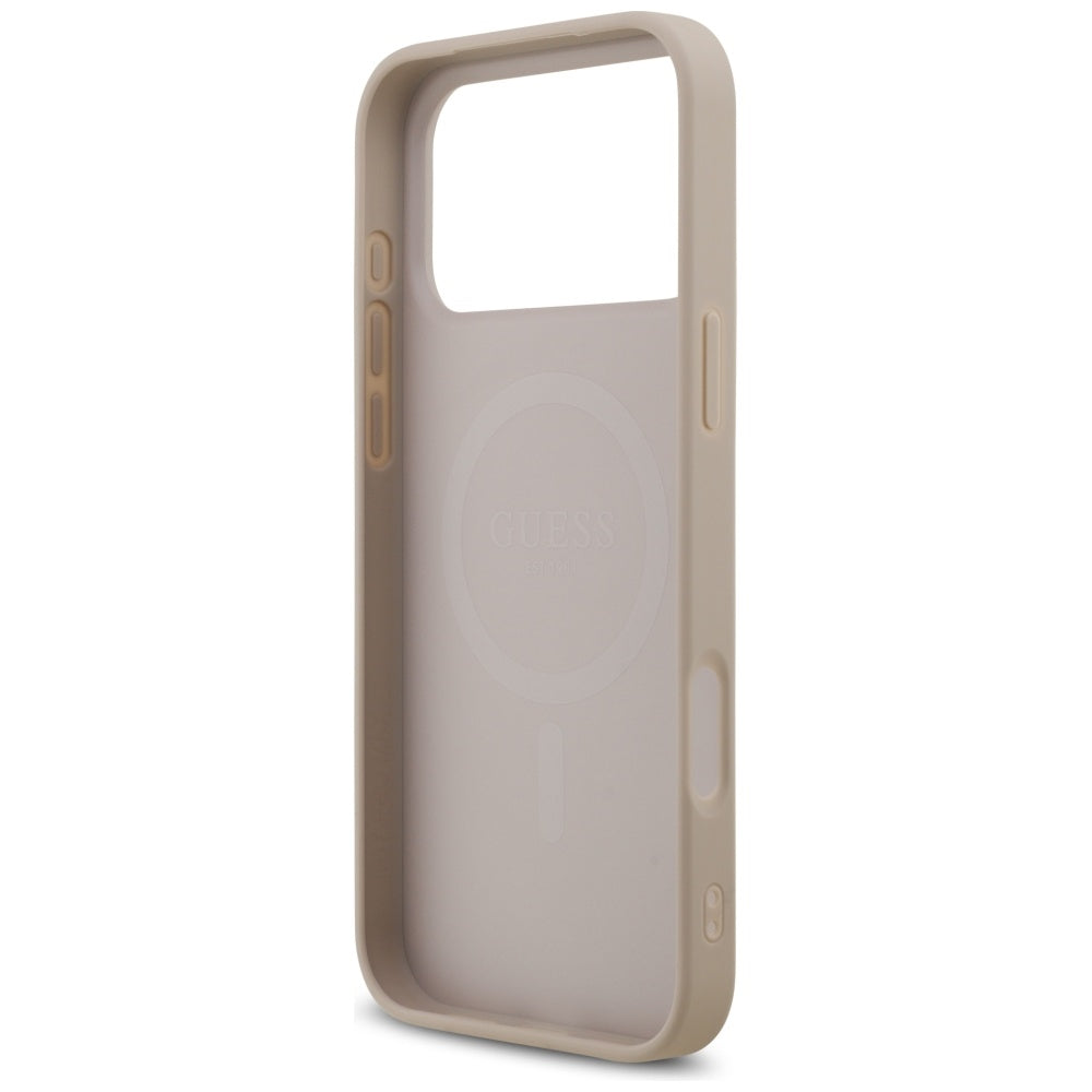 Guess 4G Printed Stripes MagSafe case til iPhone 17 Pro Max - pink