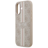 Guess 4G Printed Stripes MagSafe Case til iPhone 17 - Pink