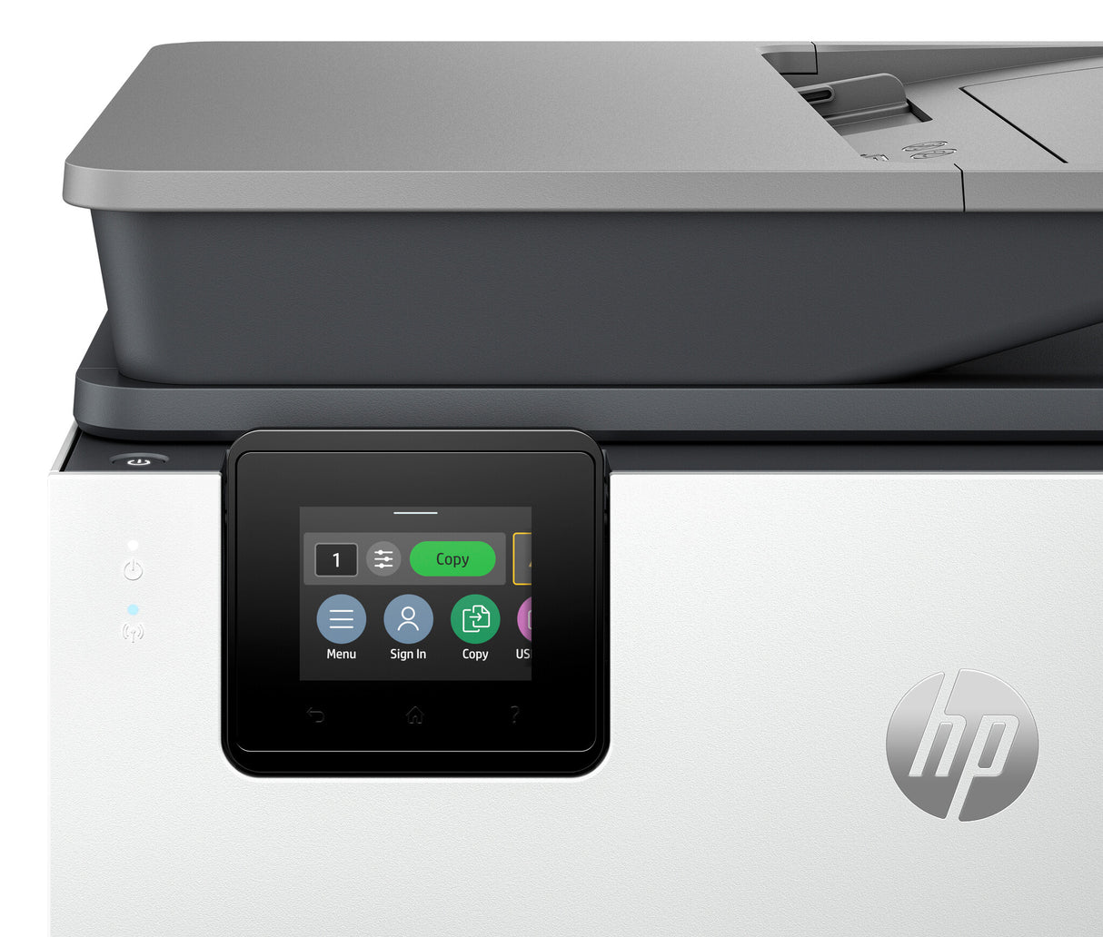 HP OfficeJet Pro 9120b Trådløst All-in-One Farve Printer, Tosidet print; Kopimaskine, scanner