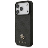 Guess 4G Small Classic Logo MagSafe-hylster til iPhone 17 Pro - sort