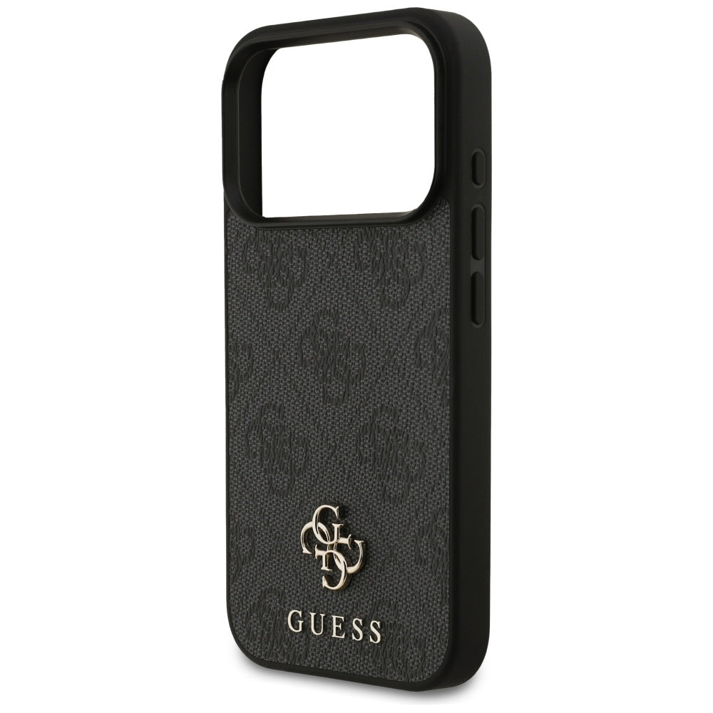 Guess 4G Small Classic Logo MagSafe-hylster til iPhone 17 Pro - sort