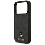 Guess 4G Small Classic Logo MagSafe-hylster til iPhone 17 Pro - sort