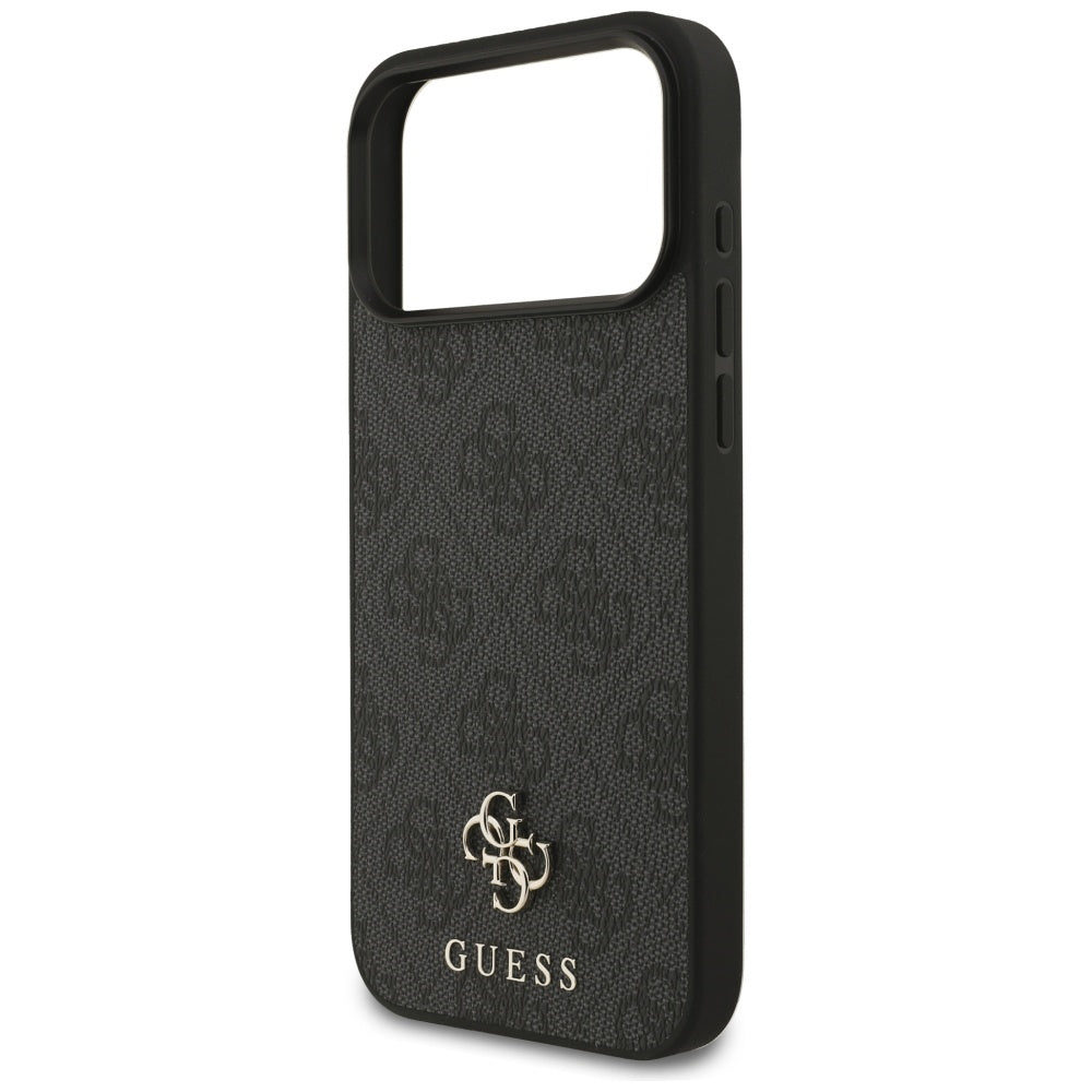 Guess 4G Small Classic Logo MagSafe-hylster til iPhone 17 Pro Max - sort