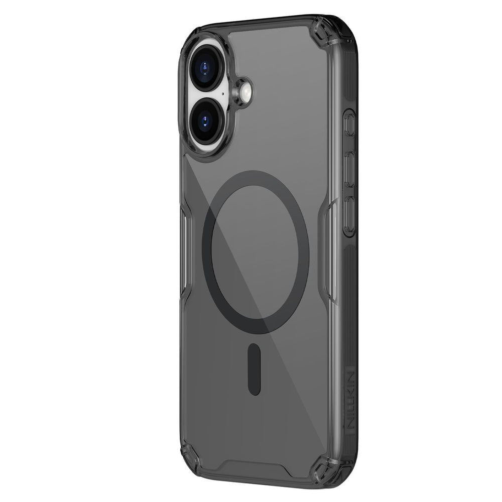 Nillkin Nature TPU Pro Magnetic Case Kompatibel med MagSafe til iPhone 17 - Gennemskinneligt sort