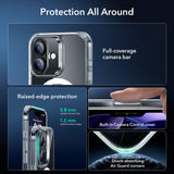 ESR Classic Hybrid MagSafe + tempereret glas sæt til iPhone 17 - Clear