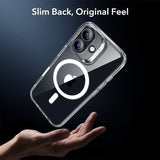 ESR Classic Hybrid MagSafe + tempereret glas sæt til iPhone 17 - Clear