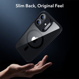 ESR Classic Hybrid MagSafe + tempereret glas sæt til iPhone 17 - Clear Black