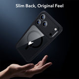 ESR Classic Hybrid MagSafe + tempereret glas sæt til iPhone 17 Pro - Clear Black