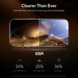 ESR UltraFit Armorite Pro hærdet glas til iPhone 16 Pro / 17 - gennemsigtigt