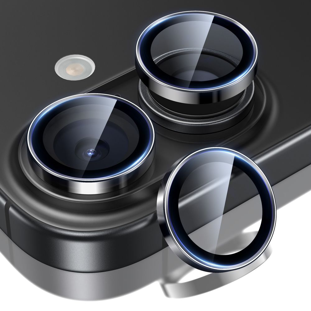 ESR Armorite Camera Cover til iPhone 16 / 16 Plus / 17 - sort