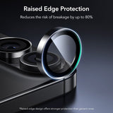 ESR Armorite Camera Cover til iPhone 16 / 16 Plus / 17 - sort