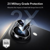 ESR Armorite Camera Cover til iPhone 16 / 16 Plus / 17 - sort