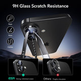 ESR Armorite Camera Cover til iPhone 16 / 16 Plus / 17 - sort