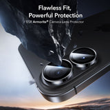 ESR Armorite Camera Cover til iPhone 16 / 16 Plus / 17 - sort