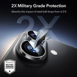 ESR Armorite Camera Cover til iPhone 16 / 16 Plus / 17 - Gennemsigtig