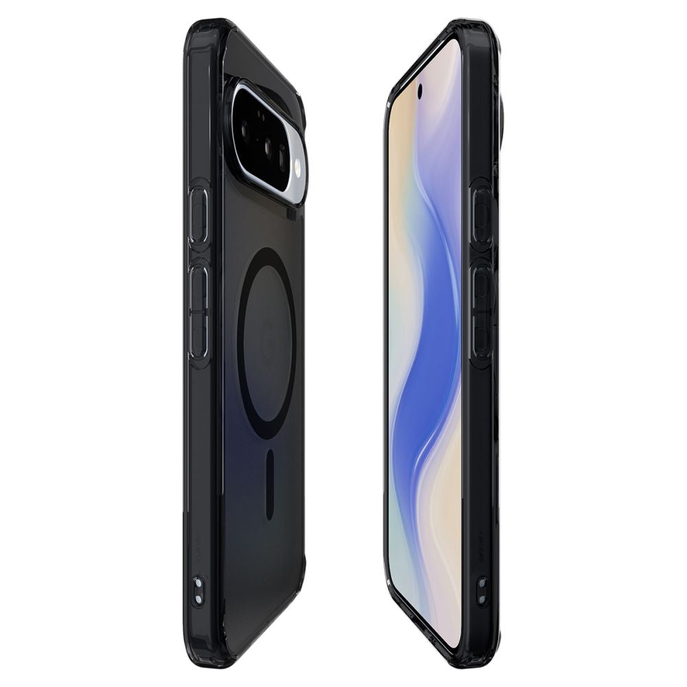 Spigen Ultra Hybrid Mag MagSafe Case til Google Pixel 10 / 10 Pro - Klar/Sort