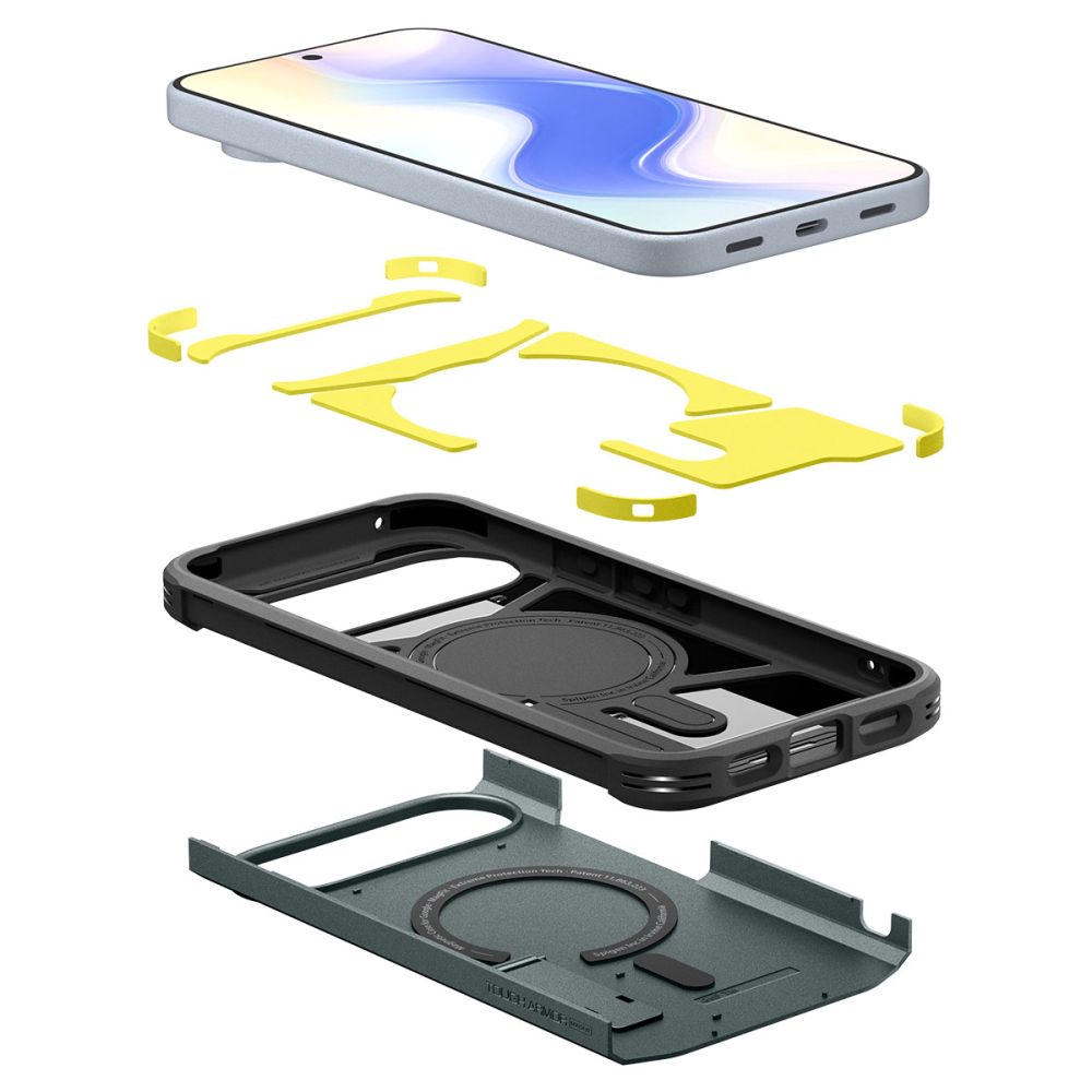 Spigen Tough Armor Mag MagSafe Case til Google Pixel 10 / 10 Pro - Grøn