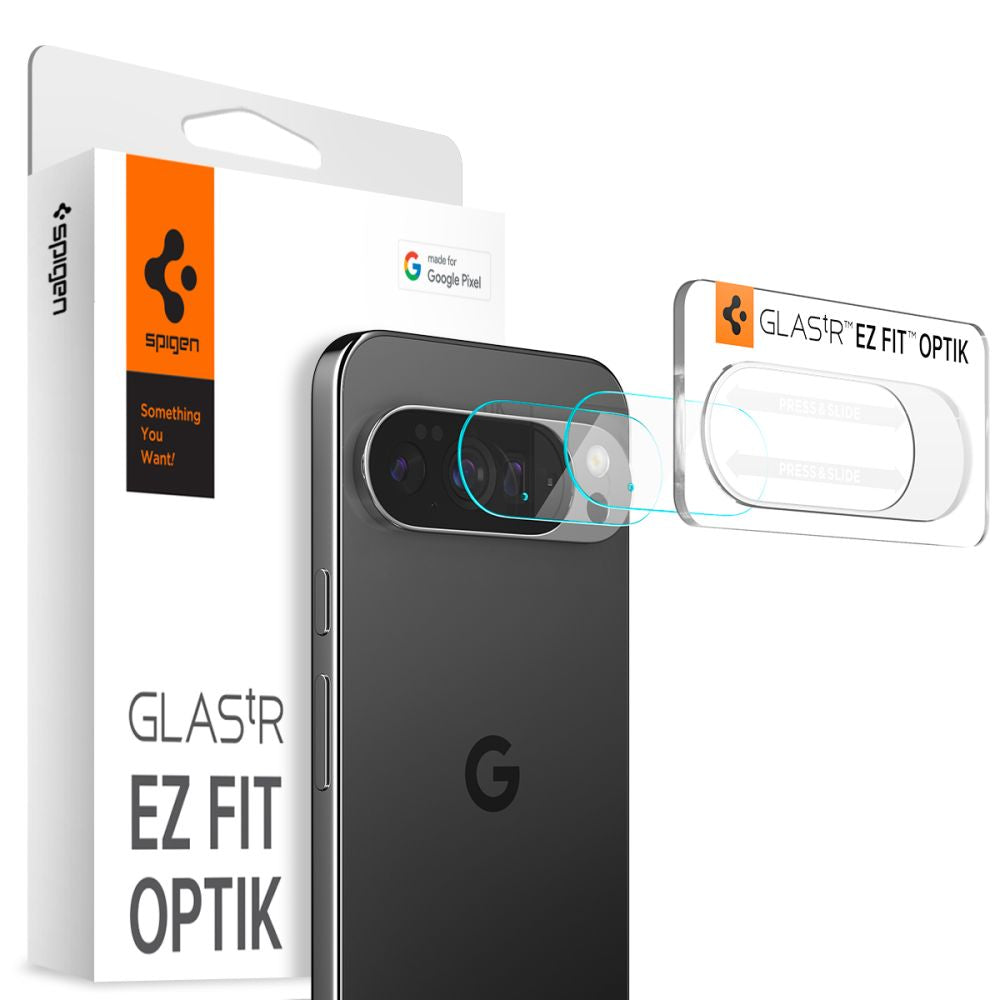 Spigen Optik Glas.tR Camera Cover 2-pakke til Google Pixel 10 Pro