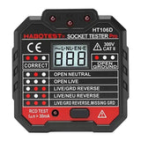 Socket tester med digital skærm Habotest HT106D