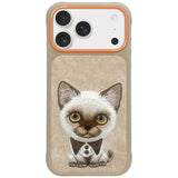 Nimmy Big Eyed Pet 2.0 Cat case til iPhone 17 - beige