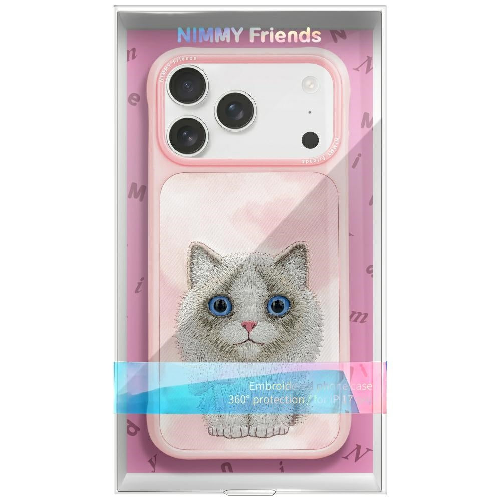Nimmy Big Eyed Pet 2.0 Cat Case for iPhone 17 Pro Max - Pink