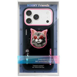 Nimmy Briller Cool Cat MagSafe Case til iPhone 17 - sort og pink