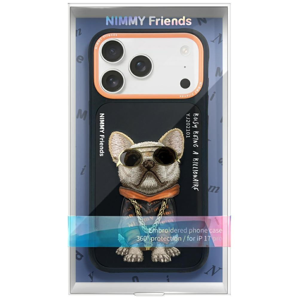 Nimmy Glasses Cool Dog iPhone 17 Case - Black