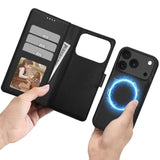 Tech-Protect Wallet MagSafe Case til iPhone 17 Pro Max - Matte Black