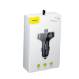 Baseus S-09 FM-sender med Bluetooth og MP3-afspiller USB-A microSD - sort